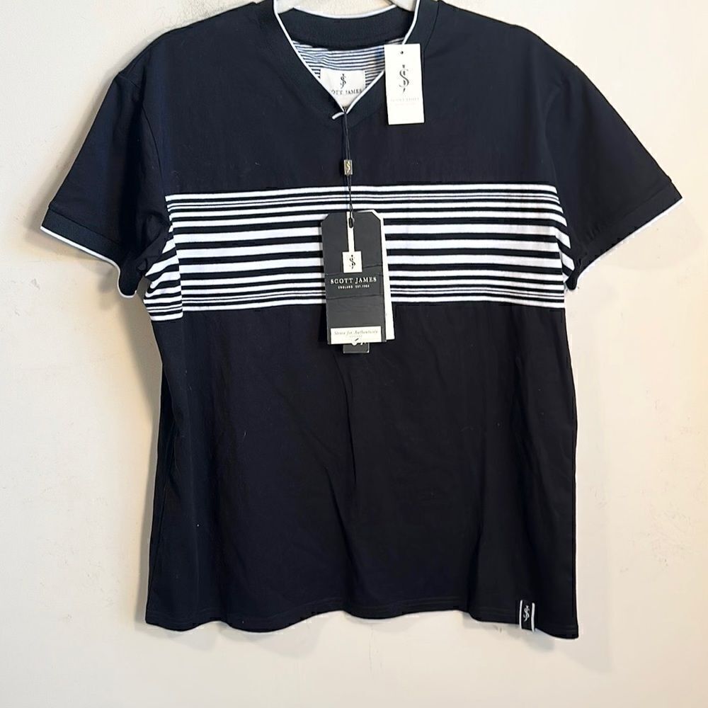 Scott James V-neck Shirt L